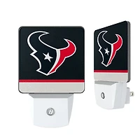 Houston Texans Stripe Design Nightlight 2-Pack