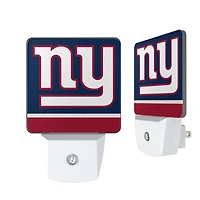 New York Giants Stripe Design Nightlight 2-Pack