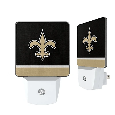 New Orleans Saints Stripe Design Nightlight 2-Pack