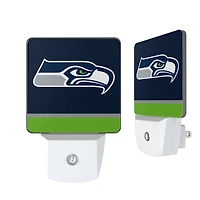 Seattle Seahawks Stripe Design Nightlight 2-Pack