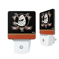 Anaheim Ducks Stripe Design Nightlight 2-Pack