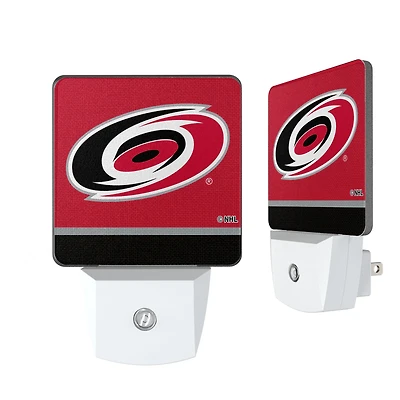 Carolina Hurricanes Stripe Design Nightlight 2-Pack