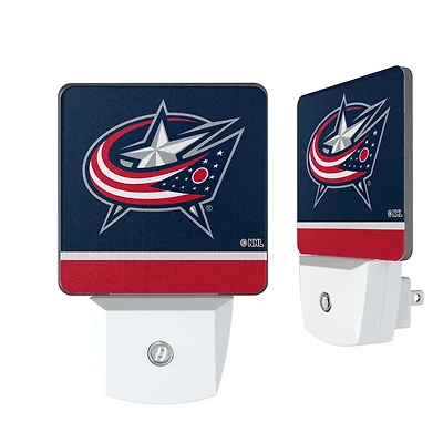 Columbus Blue Jackets Stripe Design Nightlight 2-Pack