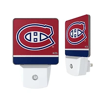 Montreal Canadiens Stripe Design Nightlight 2-Pack