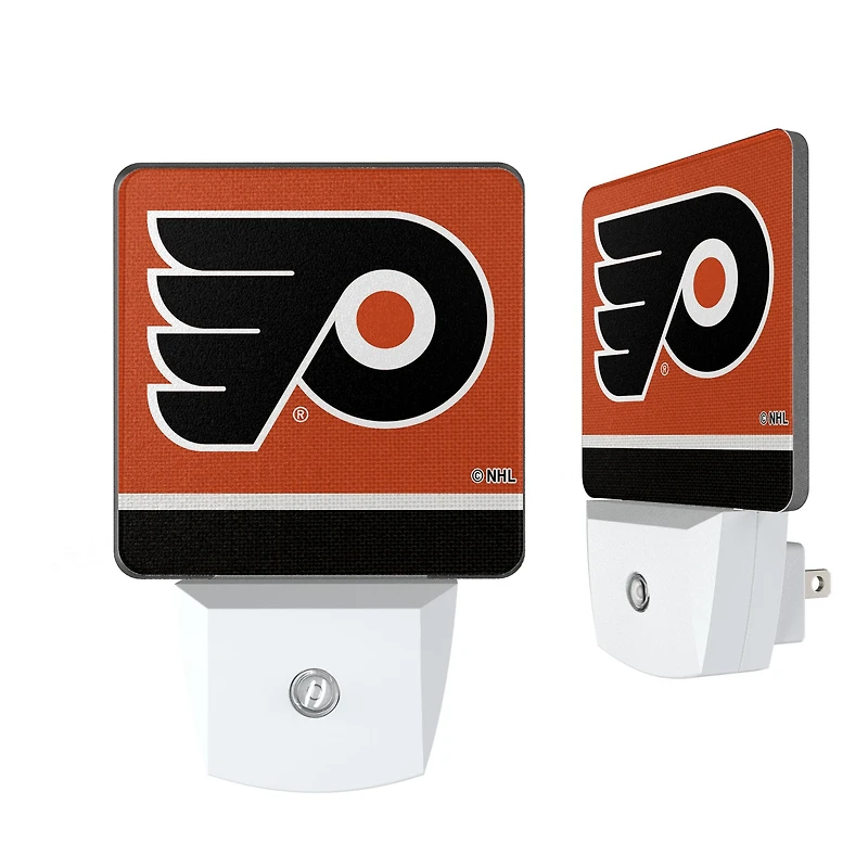 Philadelphia Flyers Stripe Design Nightlight 2-Pack