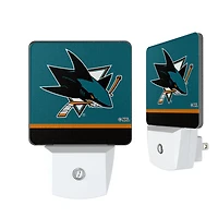 San Jose Sharks Stripe Design Nightlight 2-Pack
