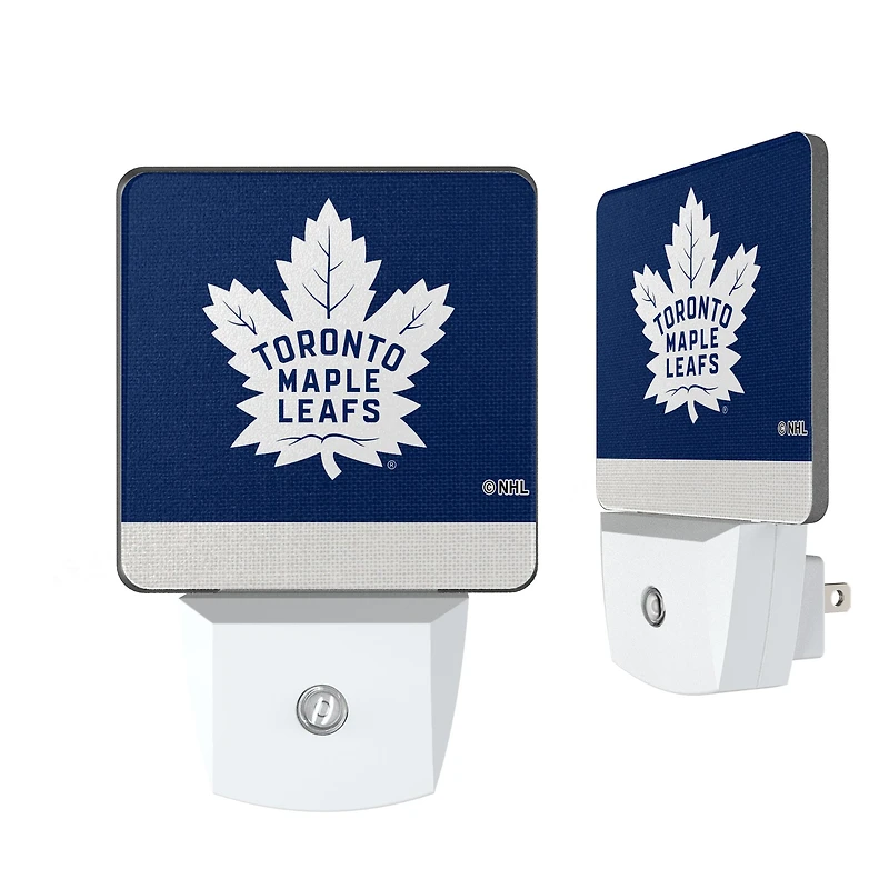 Toronto Maple Leafs Stripe Design Nightlight 2-Pack