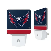 Washington Capitals Stripe Design Nightlight 2-Pack
