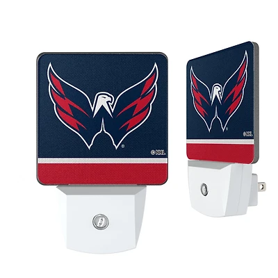Washington Capitals Stripe Design Nightlight 2-Pack