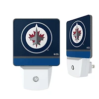 Winnipeg Jets Stripe Design Nightlight 2-Pack
