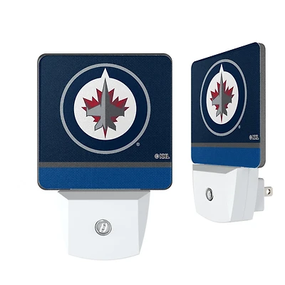 Winnipeg Jets Stripe Design Nightlight 2-Pack