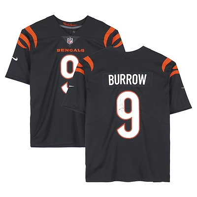 Joe Burrow Cincinnati Bengals Autographed Black Nike Alternate Limited Jersey