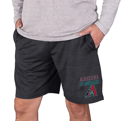 Men's Concepts Sport Charcoal Arizona Diamondbacks Bullseye Knit Jam Shorts