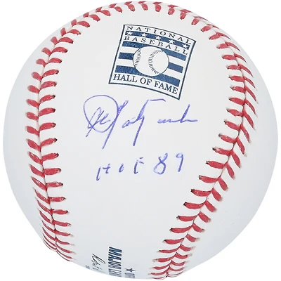 Carl Yastrzemski Boston Red Sox Autographed Hall of Fame Logo Baseball with "HOF 89" Inscription