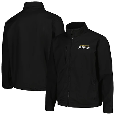 Men's Dunbrooke Black Jacksonville Jaguars Journey Workwear Tri-Blend Full-Zip Jacket