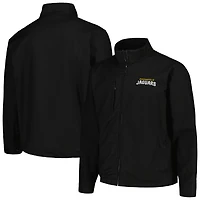 Men's Dunbrooke Black Jacksonville Jaguars Journey Workwear Tri-Blend Full-Zip Jacket