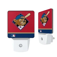 Chicago Cubs Stripe Mascot Nightlight 2-Pack
