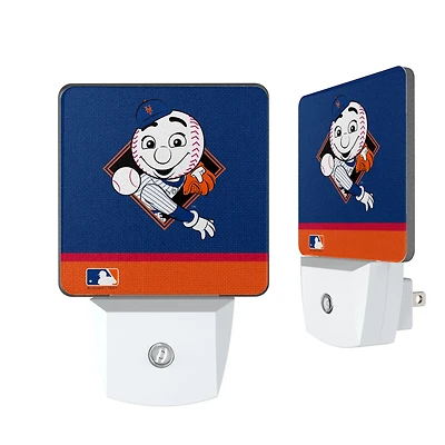 New York Mets Stripe Mascot Nightlight 2-Pack