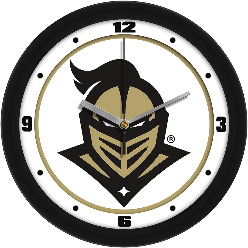 UCF Knights 11.5'' Suntime Premium Glass Face Traditional Logo Wall Clock