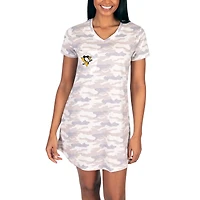 Women's Concepts Sport Camo Pittsburgh Penguins Encounter Nightshirt
