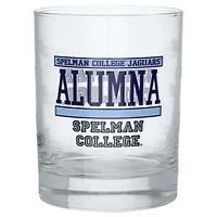 Spelman College Jaguars 14oz. Alumni Rocks Glass