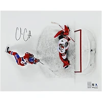 Cole Caufield Montreal Canadiens Autographed 16" x 20" First NHL Goal Photograph