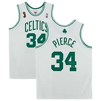 Paul Pierce Boston Celtics Autographed Mitchell & Ness Hardwood Classics White 2007-08 Authentic Jersey with "HOF 21" Inscription
