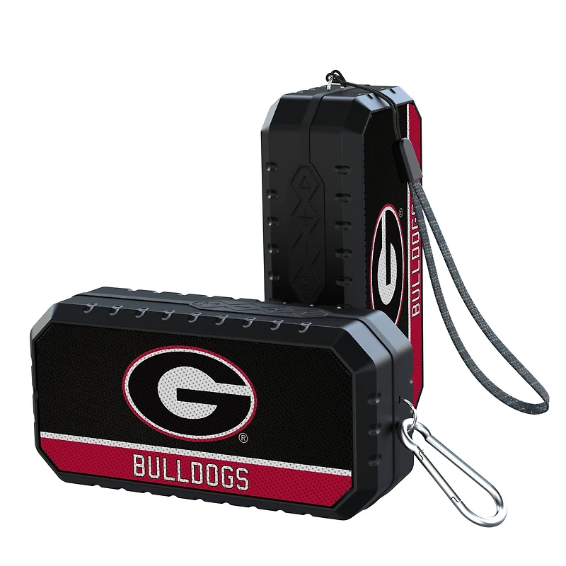 Georgia Bulldogs Primary Logo End Zone Water Resistant Bluetooth Speaker