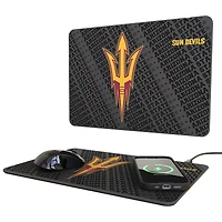 Keyscaper Arizona State Sun Devils 15W Fast Wireless Charger and Mouse Pad