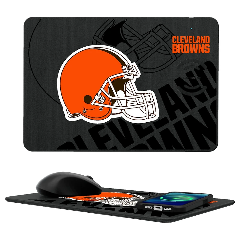 Cleveland Browns Wireless Charger and Mouse Pad