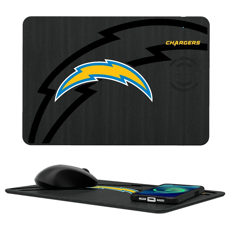 Los Angeles Chargers Wireless Charger and Mouse Pad