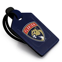 Florida Panthers Personalized Leather Luggage Tag