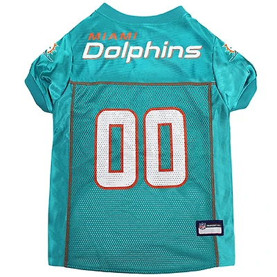 Miami Dolphins Mesh Pet Jersey