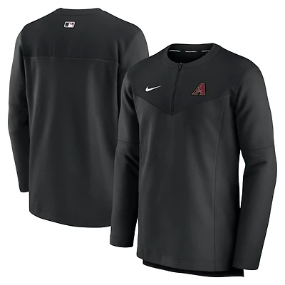 Men's Nike Black Arizona Diamondbacks Authentic Collection UV Dri-FIT Quarter-Zip Pullover