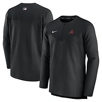 Men's Nike Black Arizona Diamondbacks Authentic Collection UV Dri-FIT Quarter-Zip Pullover