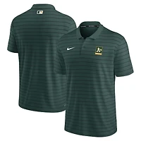 Men's Nike Green Athletics Authentic Collection Striped Performance Pique Polo