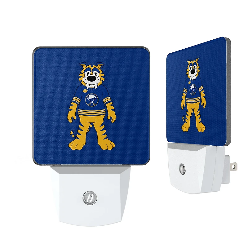 Buffalo Sabres 2-Pack Solid Design Mascot Nightlight Set