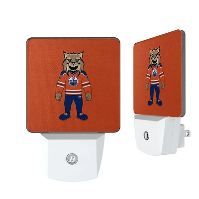 Edmonton Oilers 2-Pack Solid Design Mascot Nightlight Set