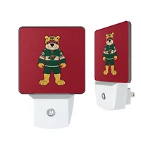 Minnesota Wild 2-Pack Solid Design Mascot Nightlight Set