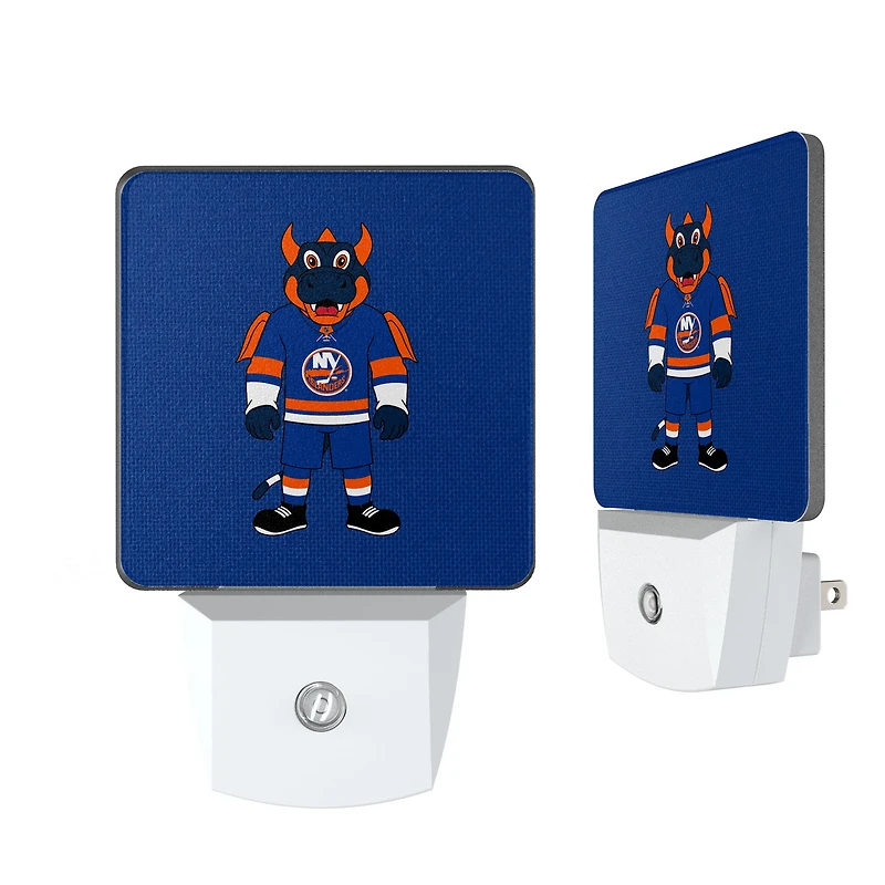 New York Islanders 2-Pack Solid Design Mascot Nightlight Set