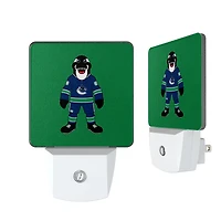 Vancouver Canucks 2-Pack Solid Design Mascot Nightlight Set