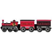 Chicago Blackhawks 6'' x 24'' Train Cutout Sign