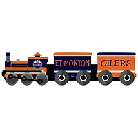 Edmonton Oilers 6'' x 24'' Train Cutout Sign