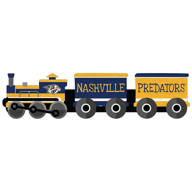 Nashville Predators 6'' x 24'' Train Cutout Sign