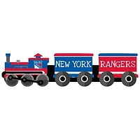 New York Rangers 6'' x 24'' Train Cutout Sign