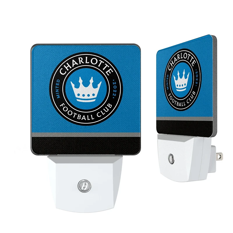 Charlotte FC Team Stripe Nightlight 2-Pack