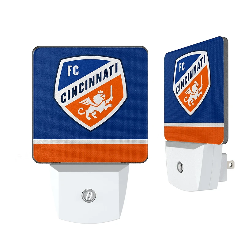 FC Cincinnati Team Stripe Nightlight 2-Pack