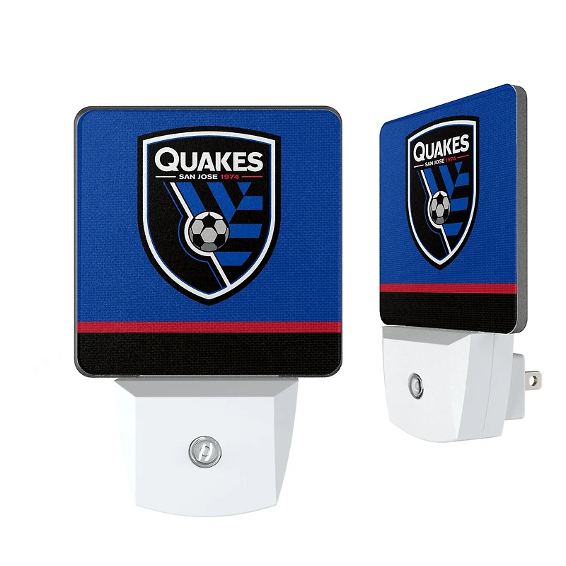San Jose Earthquakes Team Stripe Nightlight 2-Pack