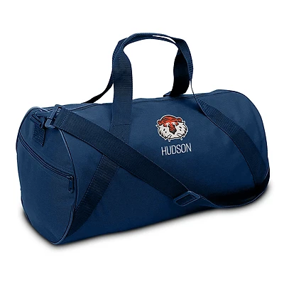 Youth Navy Auburn Tigers Personalized Mascot Duffel Bag