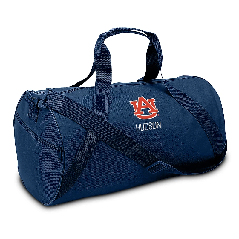 Youth Navy Auburn Tigers Personalized Duffel Bag